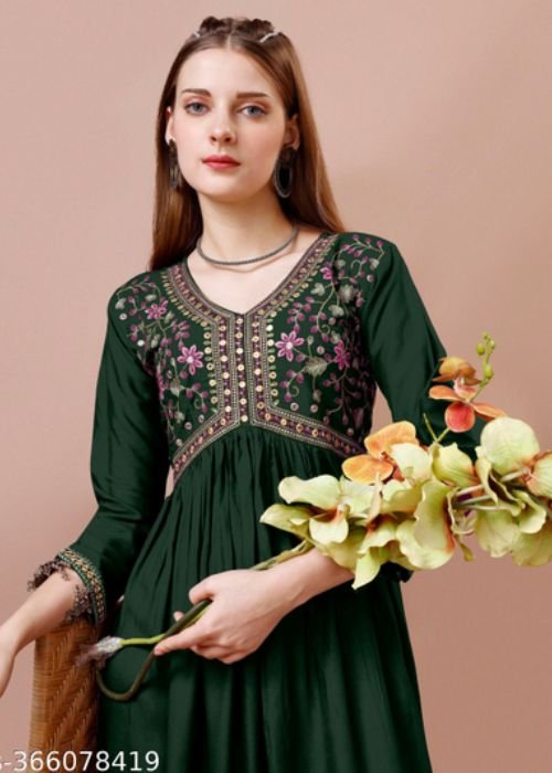 Cotton Alia Cut Kurti